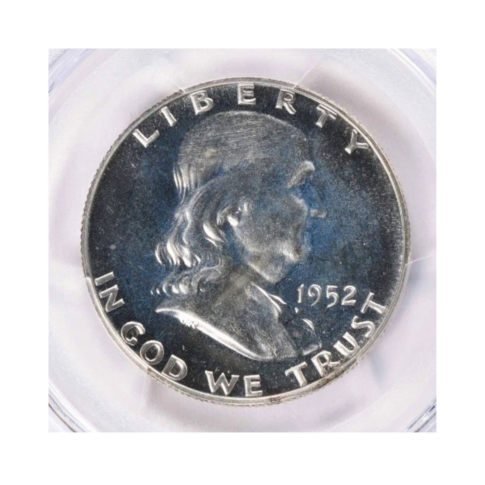 1952 FRANKLIN SILVER HALF DOLLAR: 1952 Franklin Silver Half Dollar Year: 1952 Composition: 90% Silver, 10% Copper Denomination: 50C Country of Origin: United States Accessories: None Accessories Notice: When purchasing pre-owned