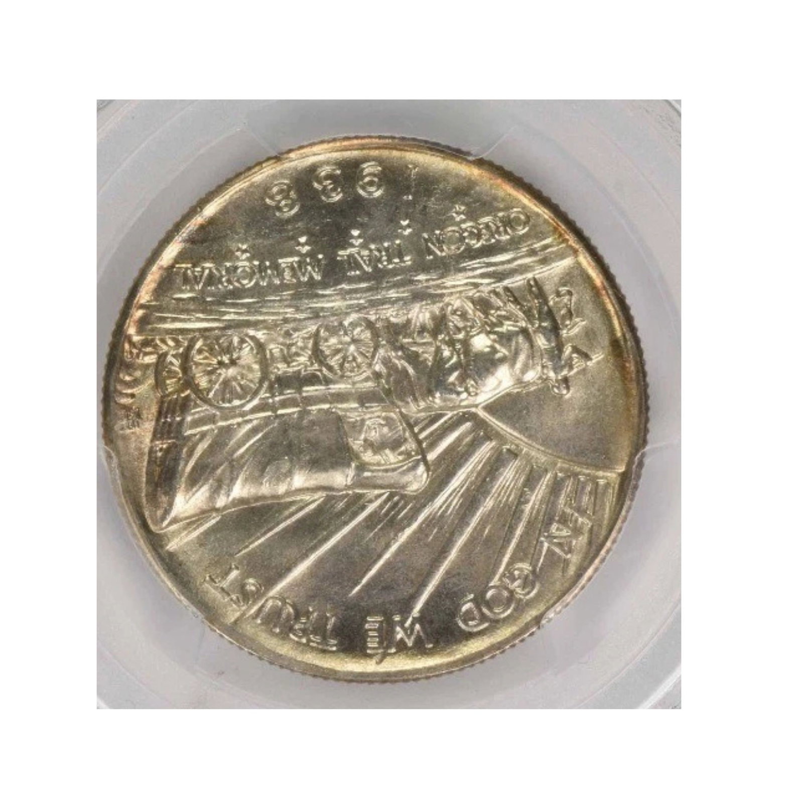 OREGON COMMEMORATIVE SILVER HALF DOLLAR - 2