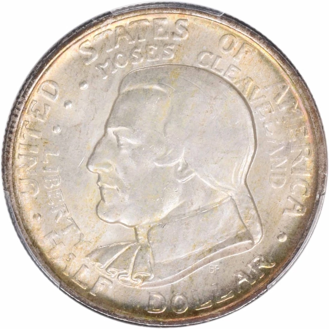 CLEVELAND COMMEMORATIVE SILVER HALF DOLLAR (1 of 2)