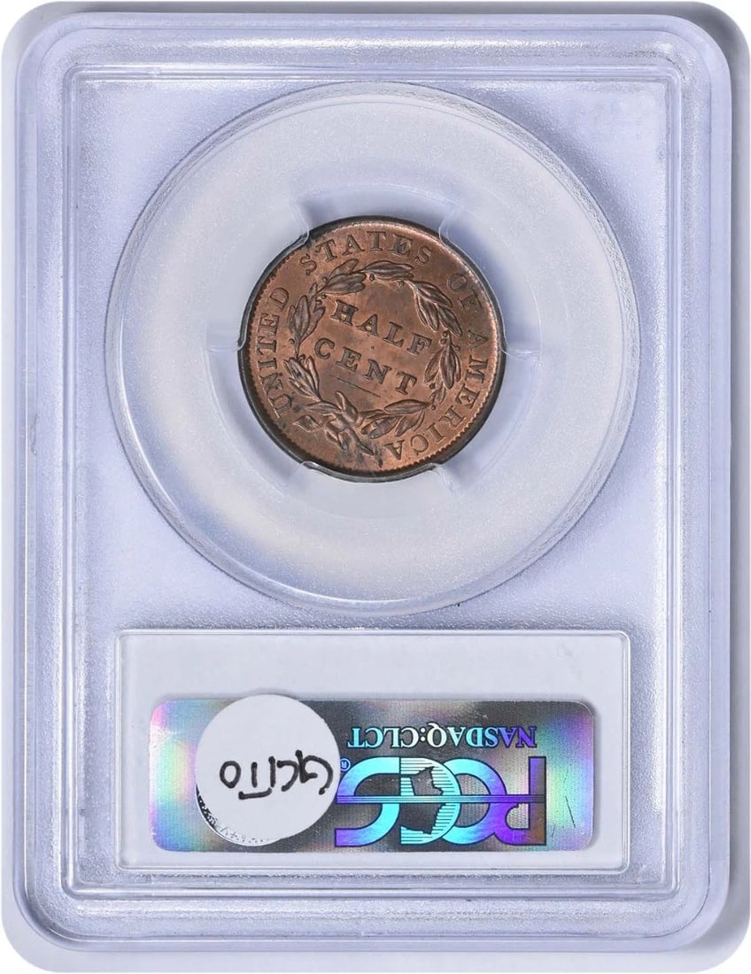 1835 HALF CENT - 2