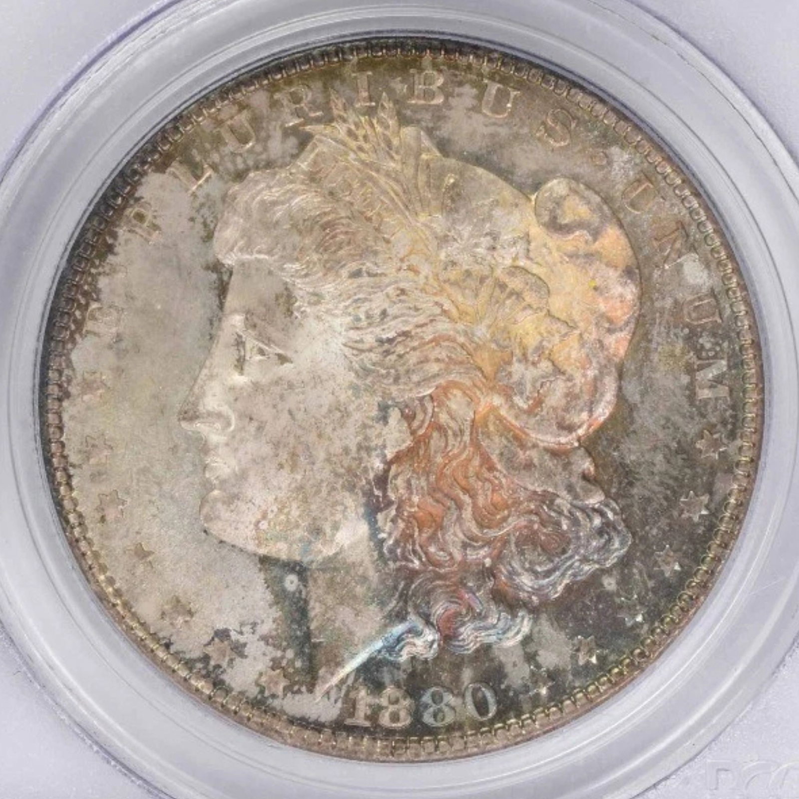 1880-S MORGAN SILVER DOLLAR - 2