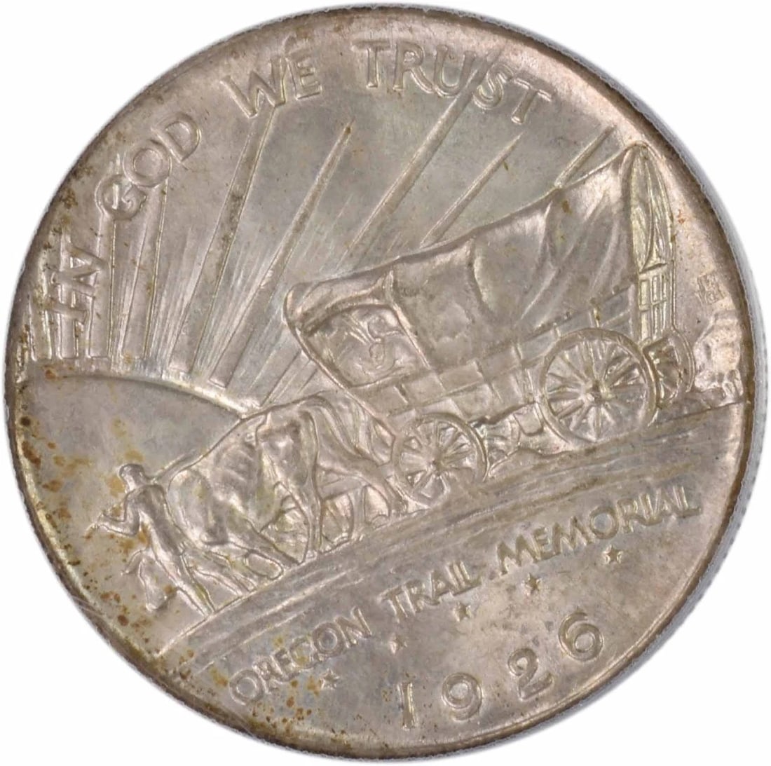 OREGON COMMEMORATIVE SILVER HALF DOLLAR - 2