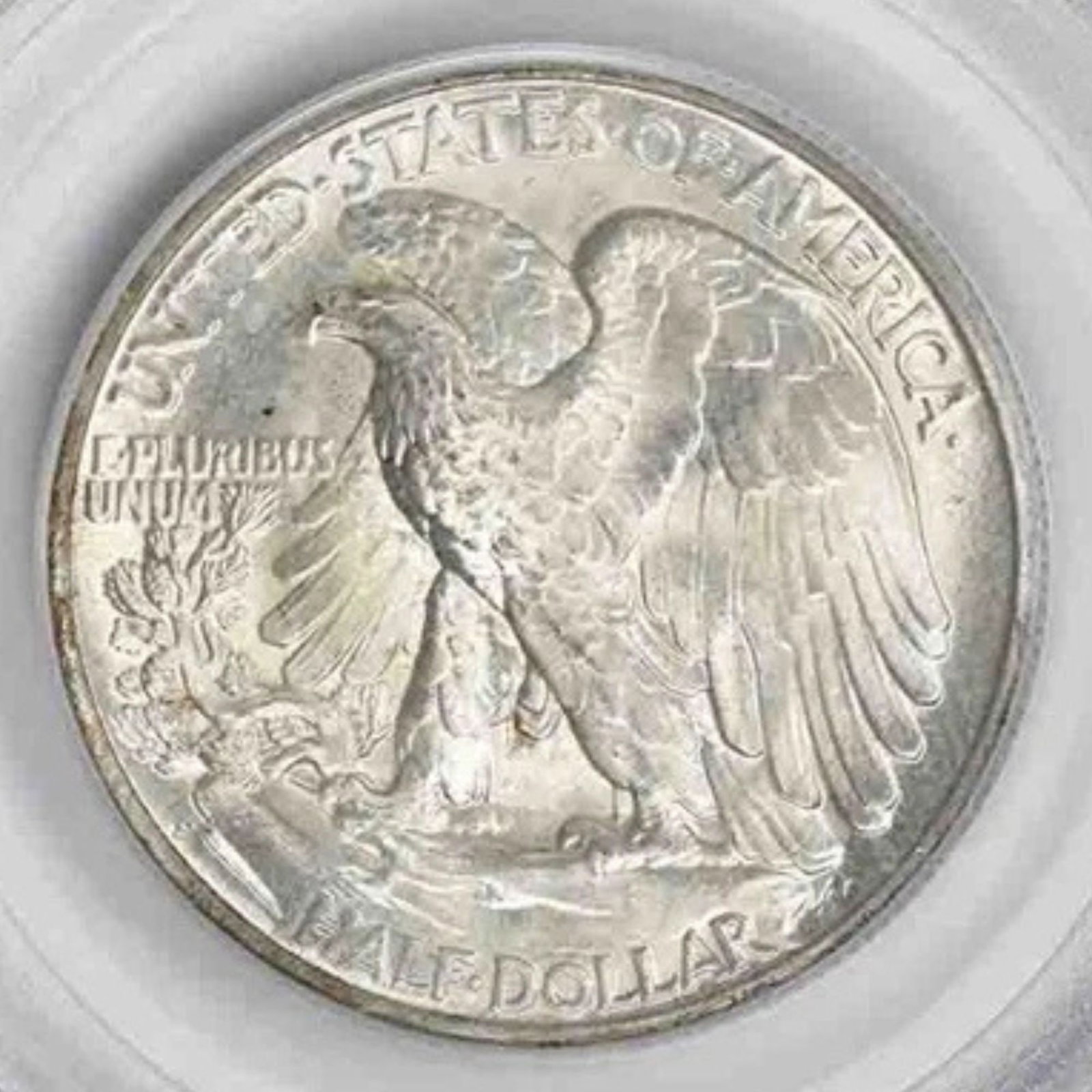 1946-D WALKING LIBERTY SILVER HALF DOLLAR: 1946-D Walking Liberty Silver Half Dollar Year: 1946 Composition: 90% Silver, 10% Copper Denomination: 50C Country of Origin: United States Accessories: None Accessories Notice: When purchasing pre