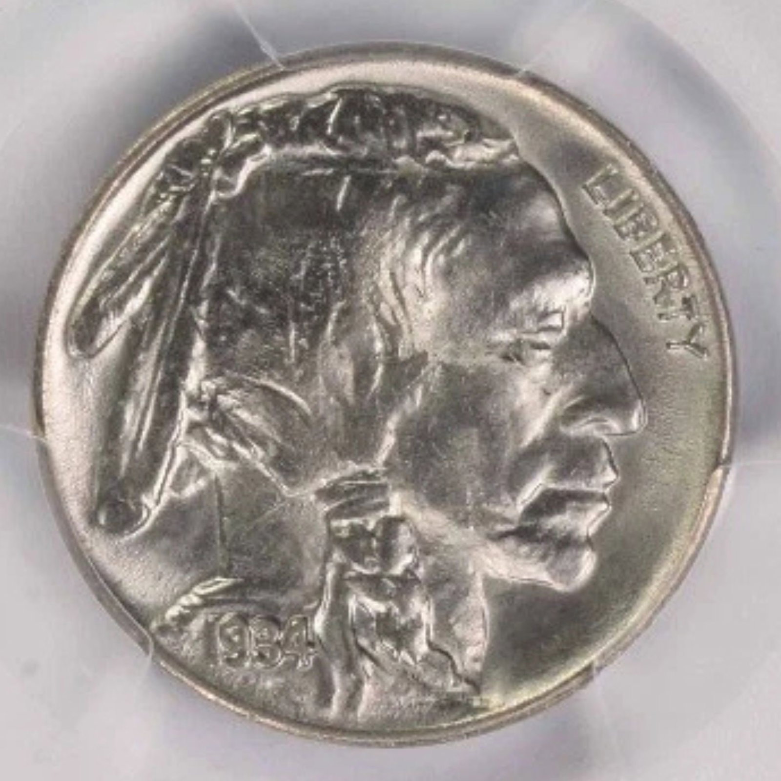 1934 BUFFALO NICKEL: 1934 Buffalo Nickel Year: 1934 Composition: 75% Copper, 25% Nickel Denomination: 5C Country of Origin: United States Accessories: None Accessories Notice: When purchasing pre-owned goods, please