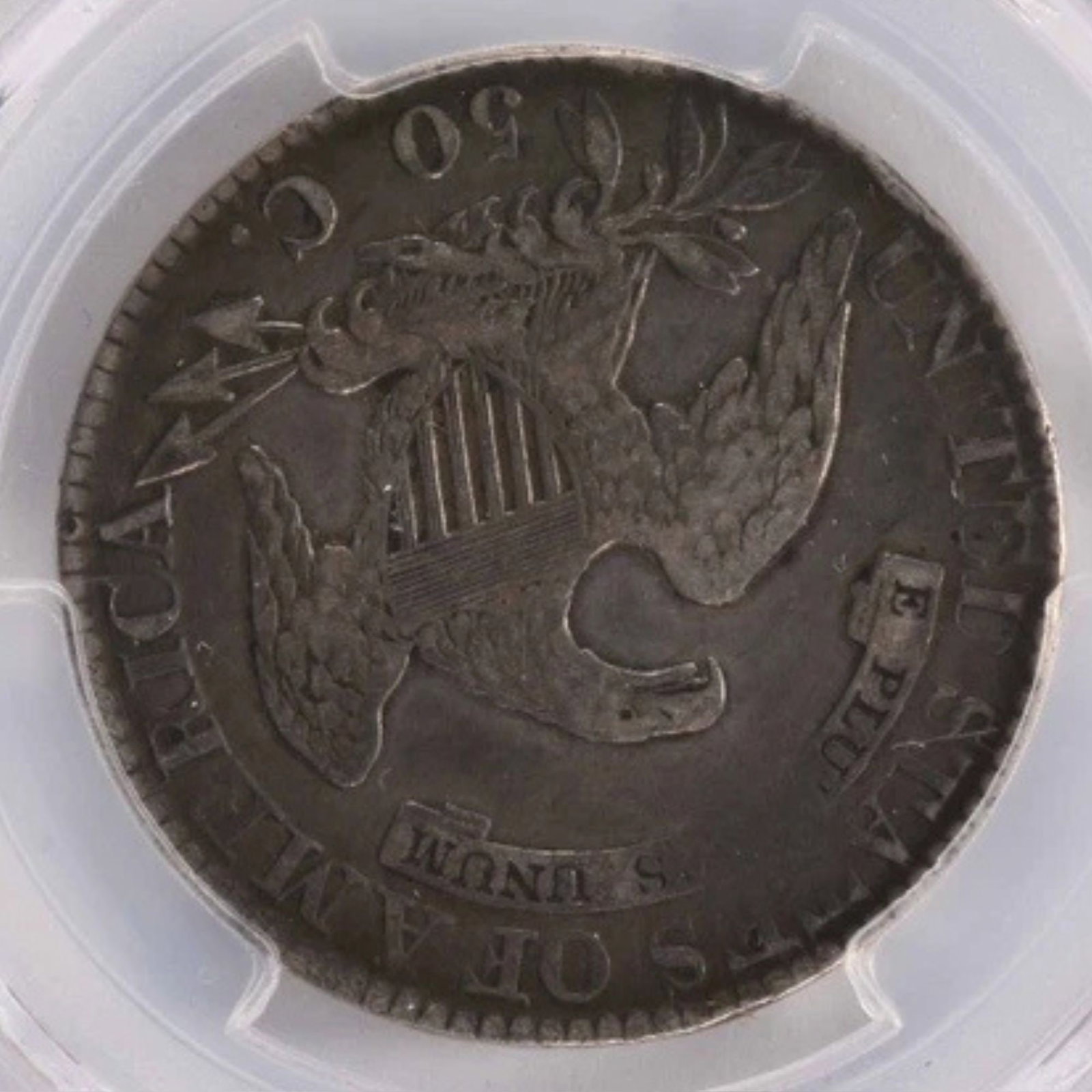 1824 BUST SILVER HALF DOLLAR - 2