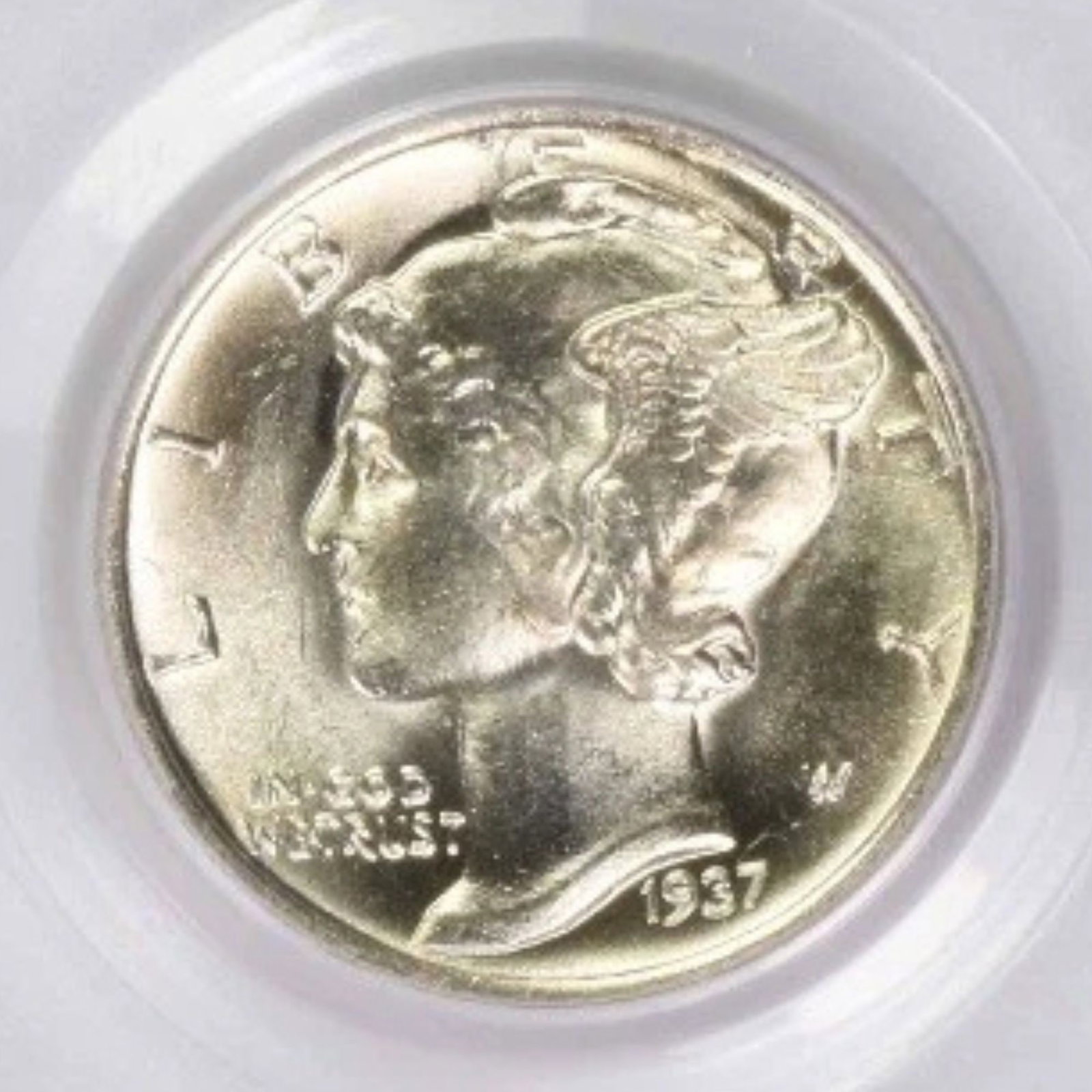 1937-S MERCURY SILVER DIME: 1937-S Mercury Silver Dime Year: 1937 Composition: 90% Silver, 10% Copper Denomination: 10C Country of Origin: United States Accessories: None Accessories Notice: When purchasing pre-owned goods,