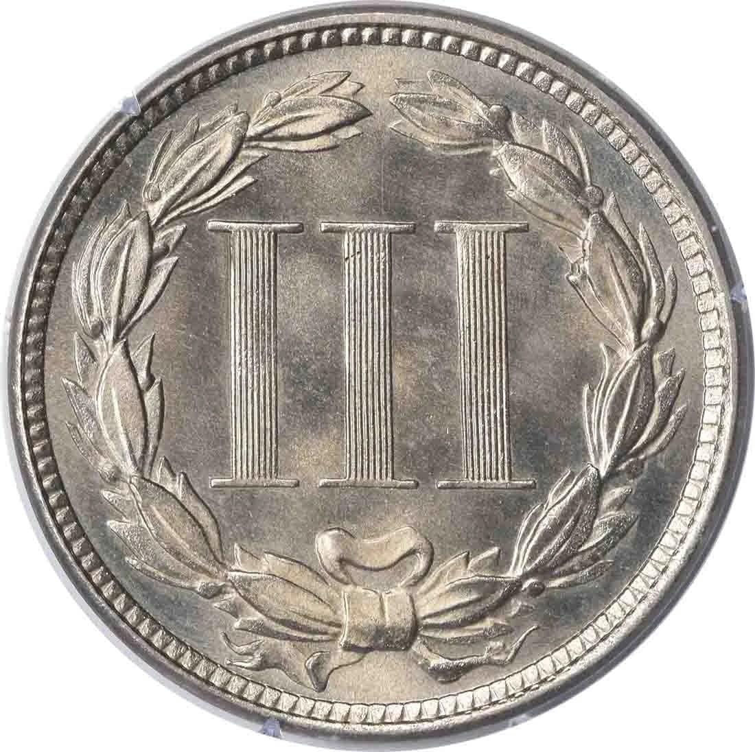 1879 THREE CENT NICKEL - 2