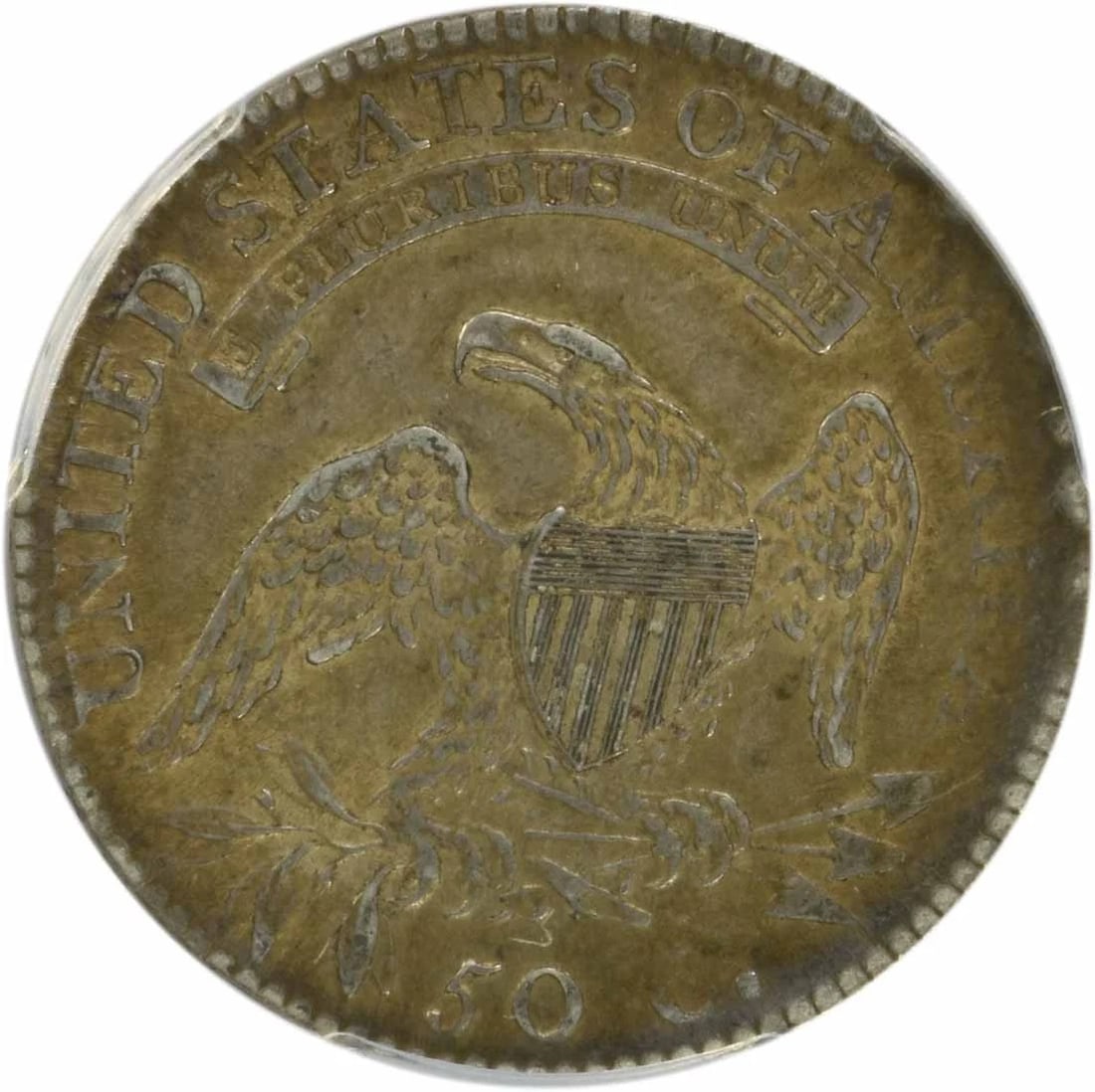 1813 BUST SILVER HALF DOLLAR - 2