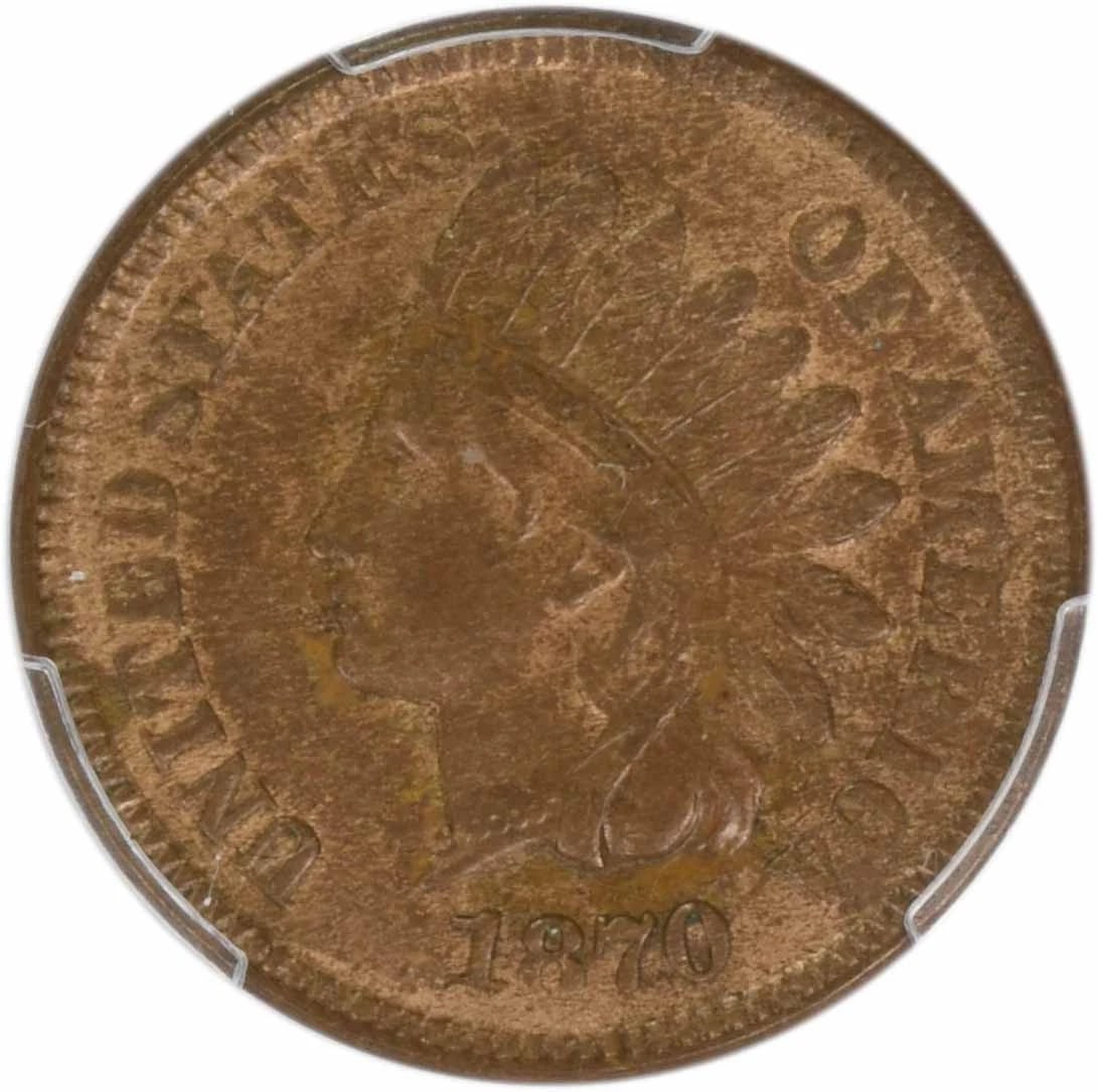1870 INDIAN CENT (1 of 3)