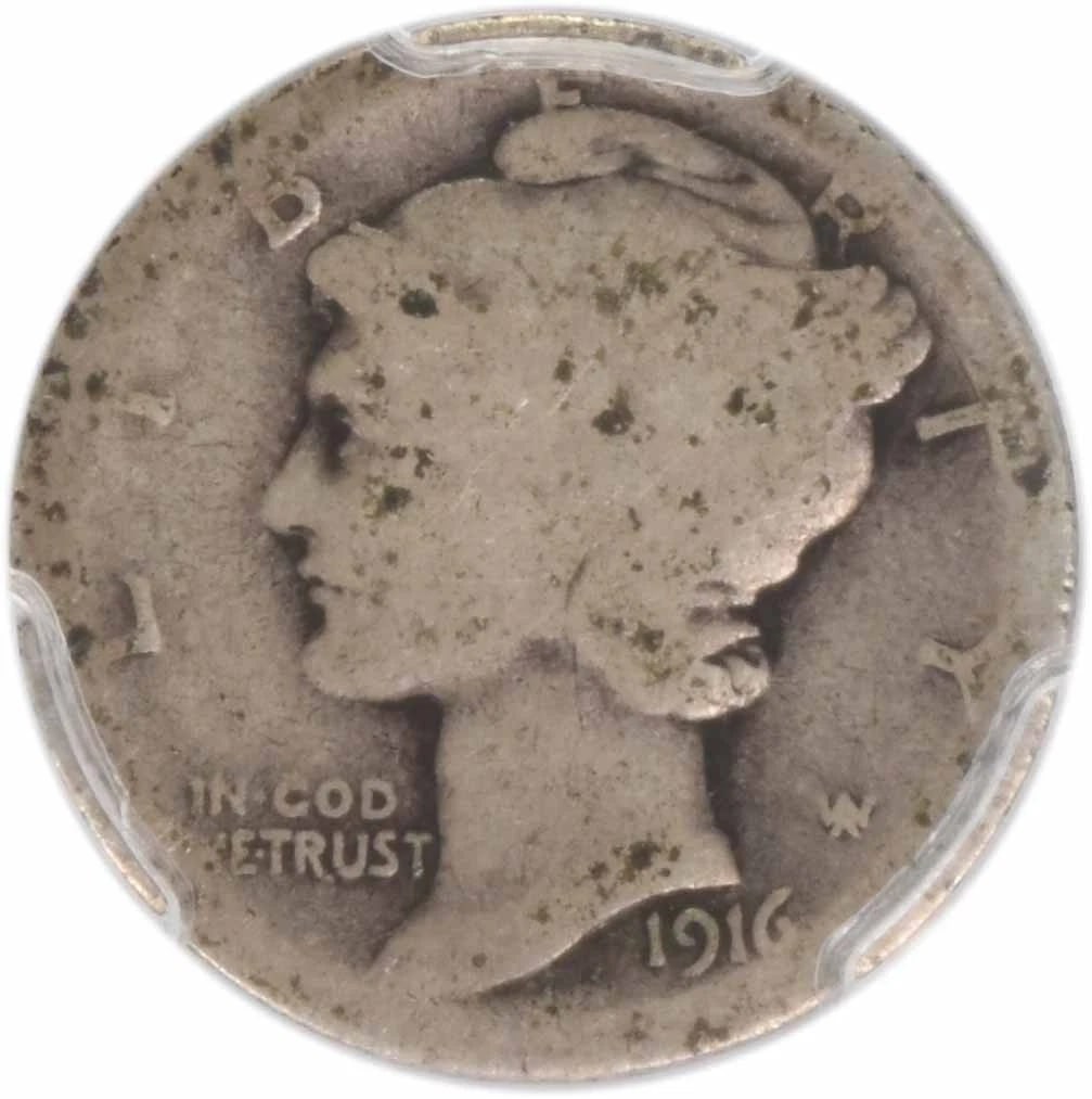 1916-D MERCURY SILVER