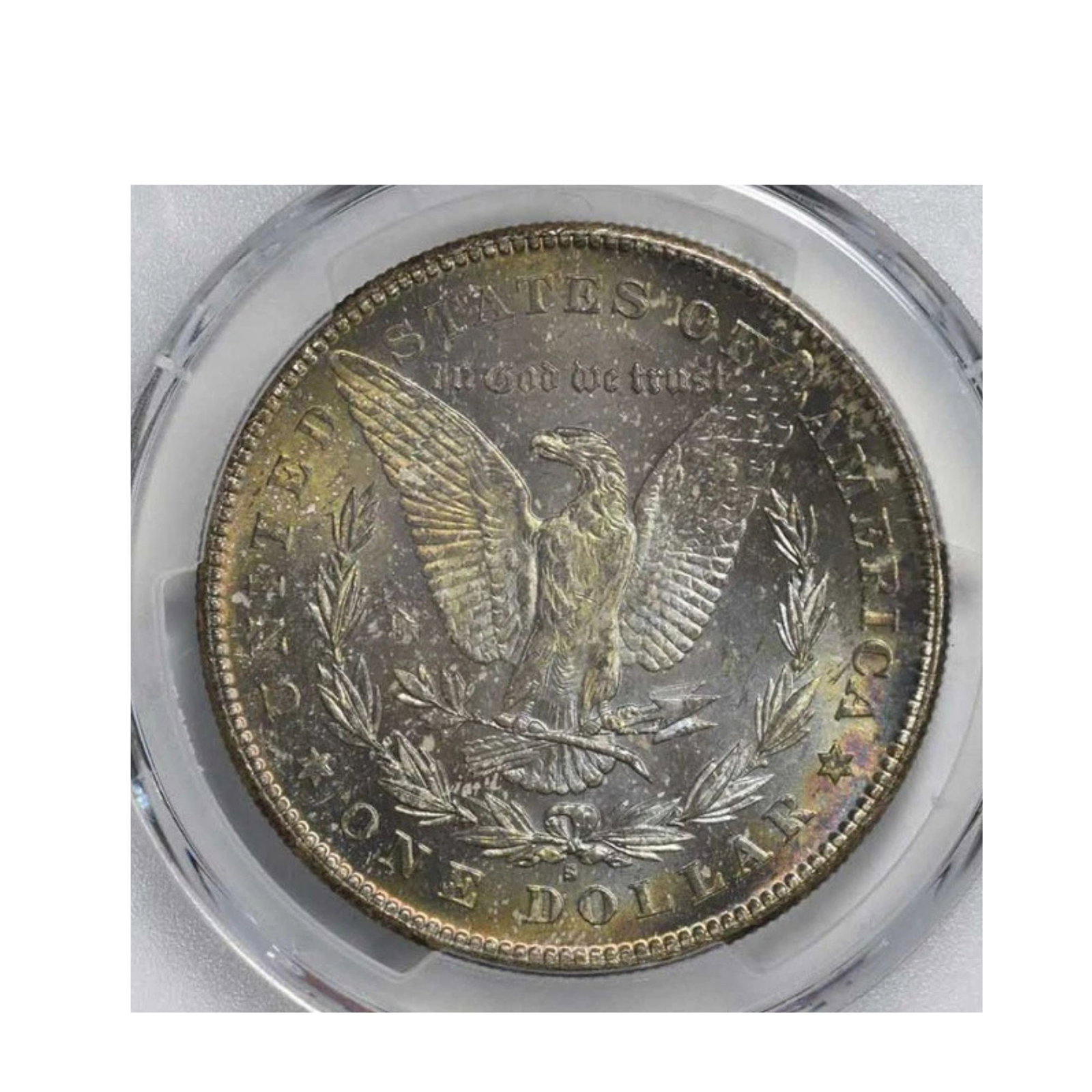 1878-S MORGAN SILVER DOLLAR: 1878-S Morgan Silver Dollar Year: 1878 Composition: 90% Silver, 10% Copper Denomination: $1 Country of Origin: United States Accessories: None Accessories Notice: When purchasing pre-owned goods, p