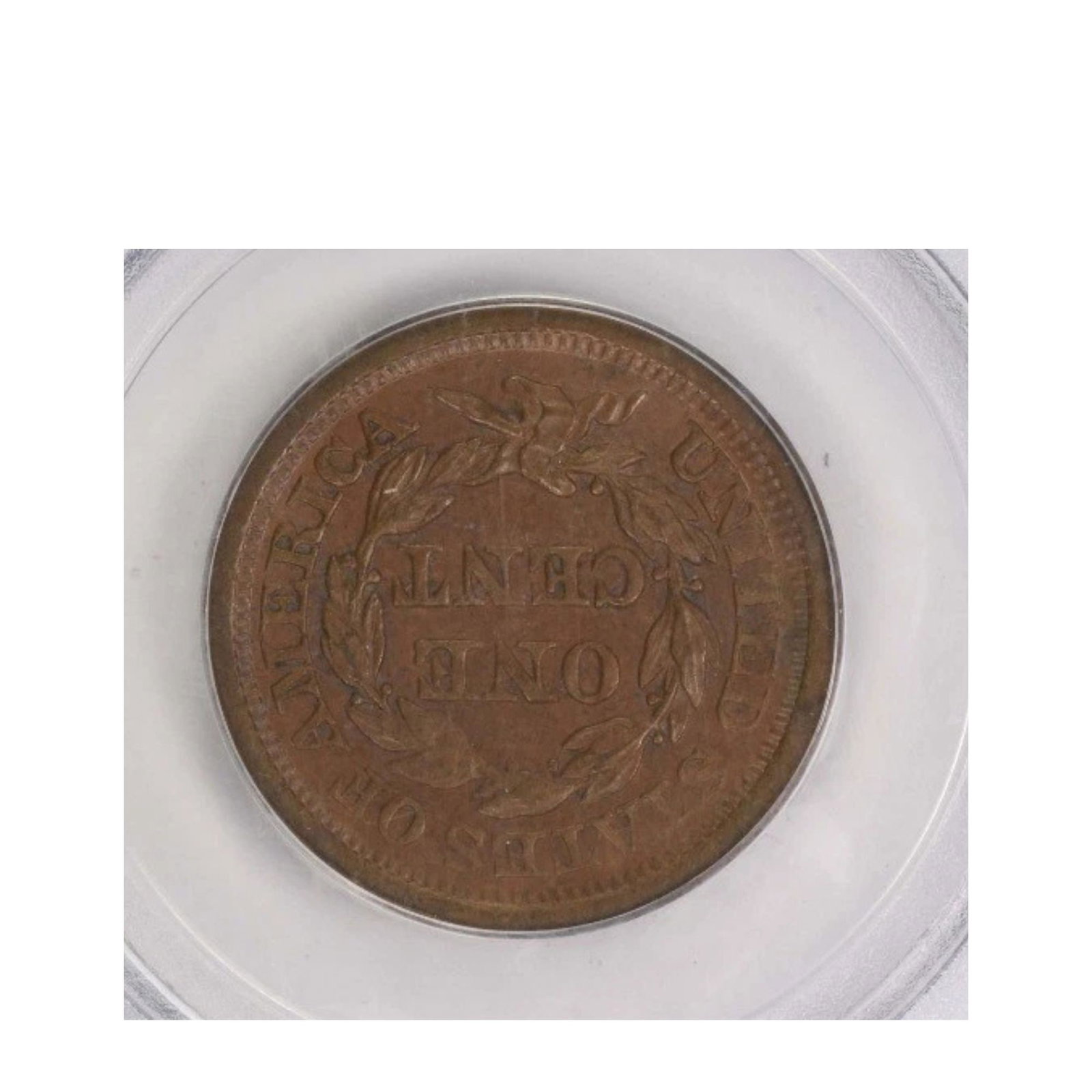 1857 LARGE CENT LARGE DATE: 1857 Large Cent Large Date Year: 1857 Composition: Copper Denomination: Large Cent Country of Origin: United States Accessories: None Accessories Notice: When purchasing pre-owned goods, please refer