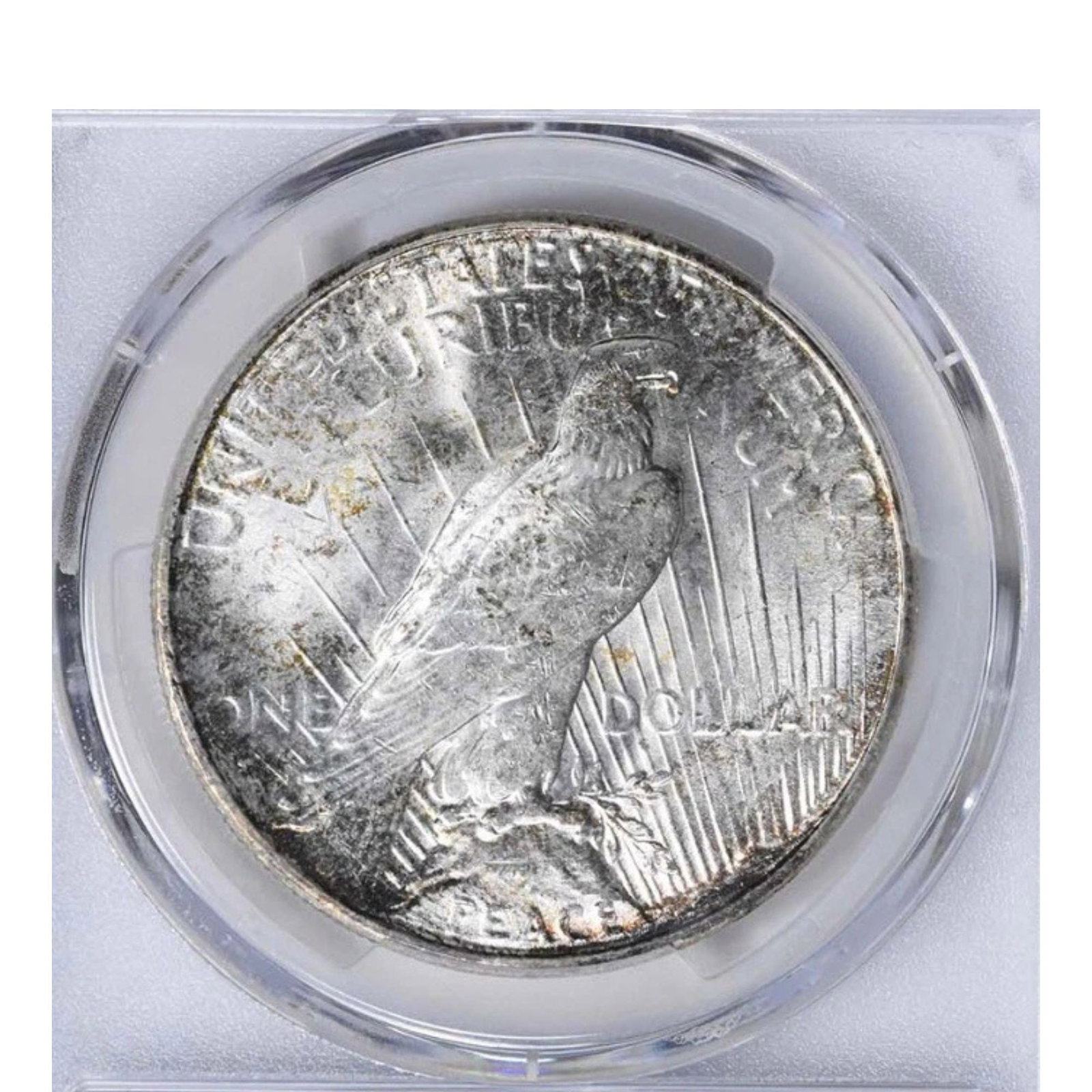 1926-S PEACE SILVER DOLLAR: 1926-S Peace Silver Dollar Year: 1926 Composition: 90% Silver, 10% Copper Denomination: $1 Country of Origin: United States Accessories: None Accessories Notice: When purchasing pre-owned goods,