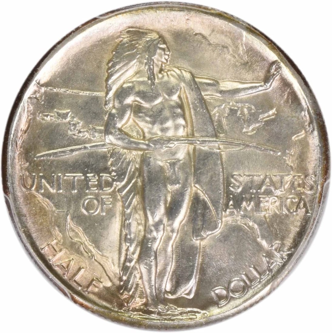 OREGON COMMEMORATIVE SILVER HALF DOLLAR: Oregon Commemorative Silver Half Dollar Year: 1933 Composition: 90% Silver, 10% Copper Denomination: Half Dollar Country of Origin: United States Accessories: None Accessories Notice: When purchasing
