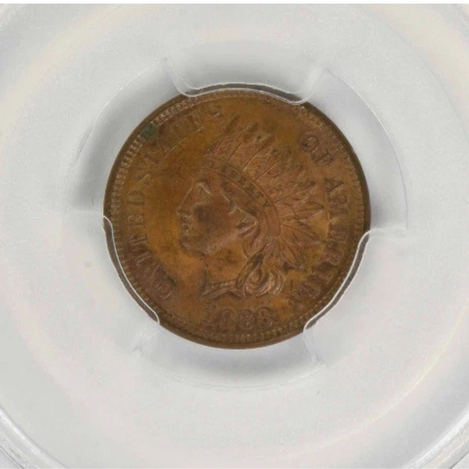 1868 INDIAN CENT - 2