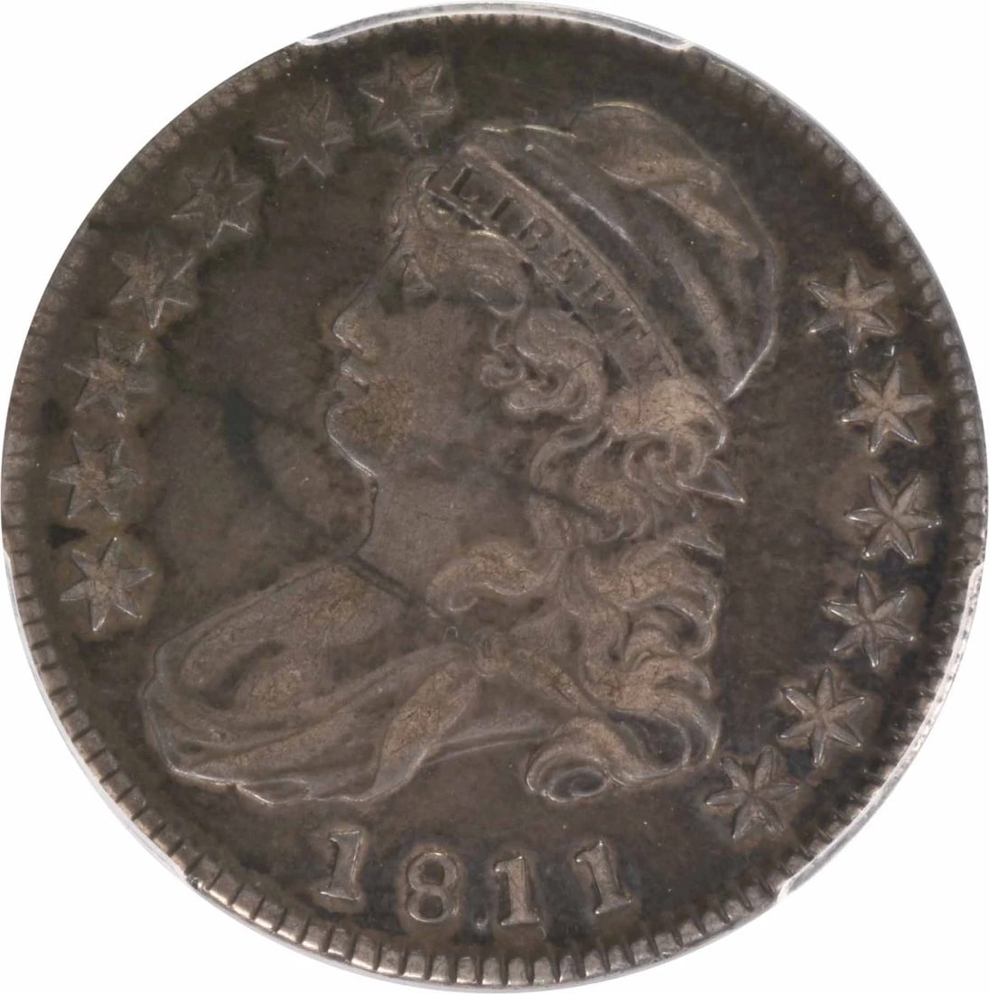 1811/10 BUST SILVER HALF DOLLAR (1 of 2)
