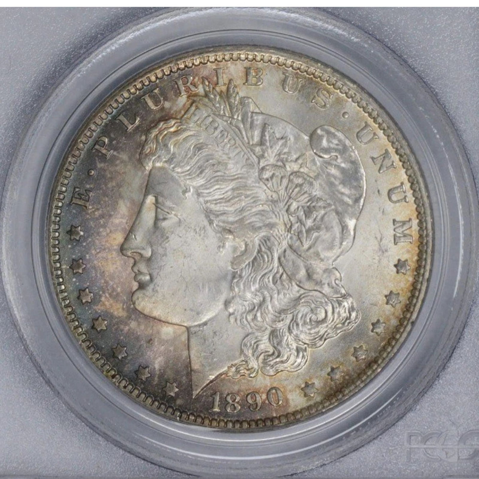 1890-O MORGAN DOLLAR: 1890-O Morgan Dollar Year: 1890 Composition: 90% Silver, 10% Copper Denomination: $1 Country of Origin: United States Accessories: None Accessories Notice: When purchasing pre-owned goods, please