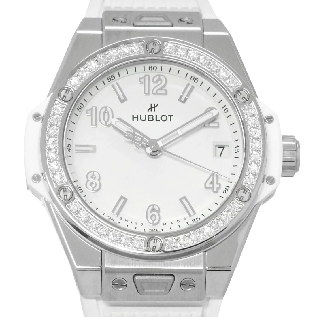 HUBLOT BIG BANG WATCH: HUBLOT Big Bang Watch Brand: HUBLOT Type/Style: Wristwatch Material: Band Material Ss/Rubber Case Material N/A Color: Dial Color NONE Size: Wrist Size 14-17.5cm Case Size 39mm Accessories: None