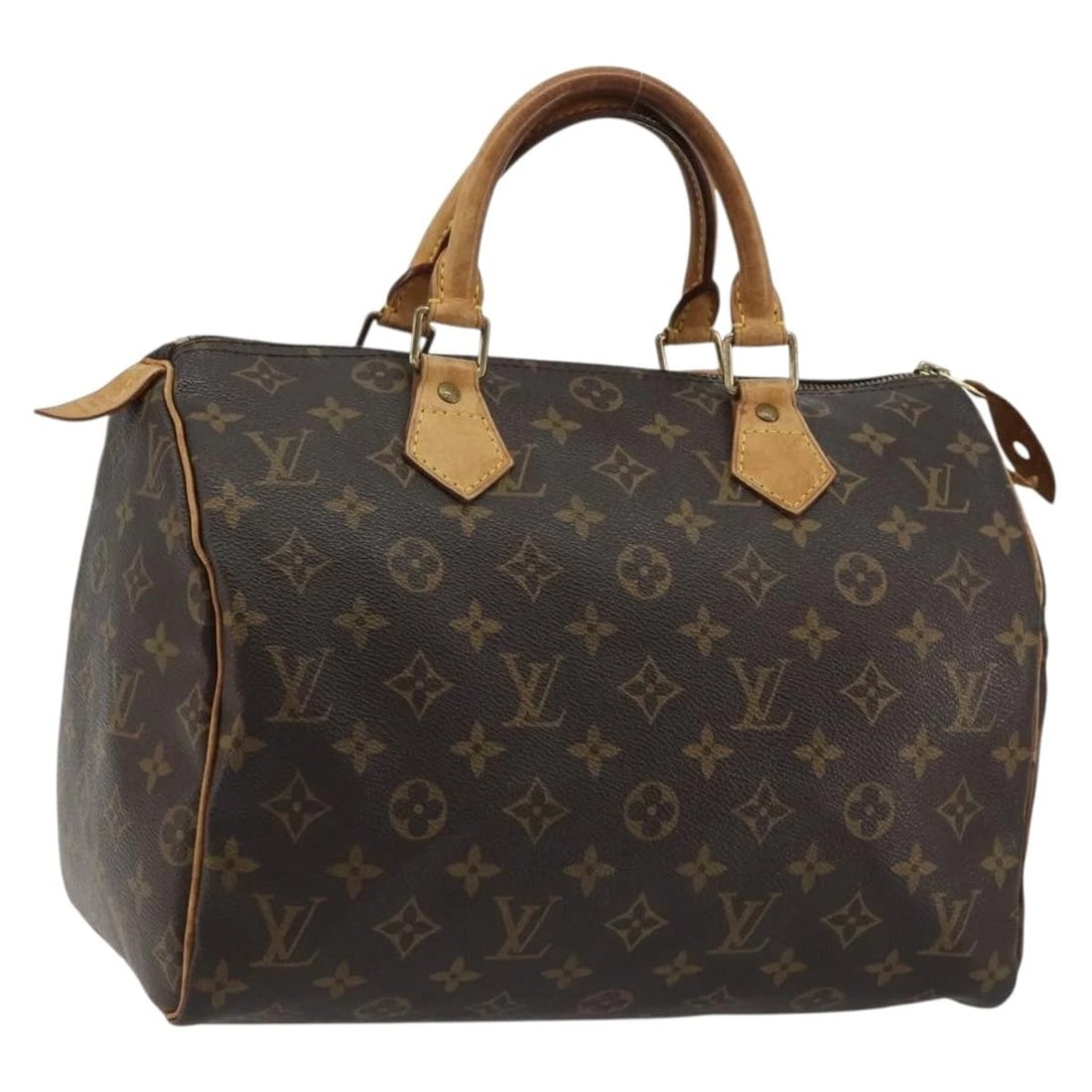 LOUIS VUITTON MONOGRAM SPEEDY 30 HAND BAG: LOUIS VUITTON Monogram Speedy 30 Hand Bag Brand: LOUIS VUITTON Type/Style: Hand Bag Material: Monogram Canvas Color: Monogram Size: W11.8 x H8.3 x D6.7inch(Approx) Accessories: None Access