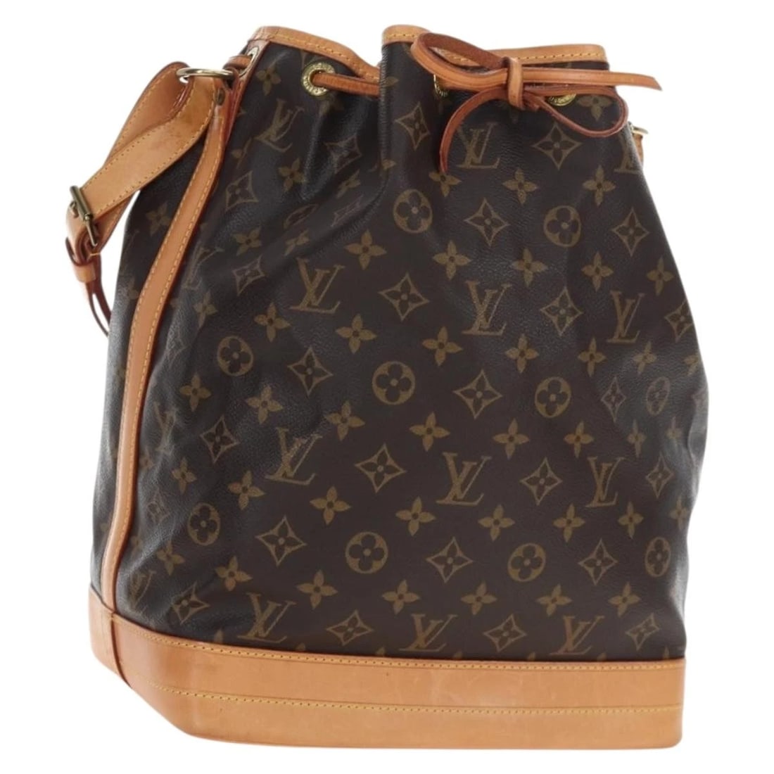 LOUIS VUITTON MONOGRAM NOE SHOULDER BAG: LOUIS VUITTON Monogram Noe Shoulder Bag Brand: LOUIS VUITTON Type/Style: Shoulder Bag Material: Monogram Canvas Color: Monogram Size: W10.2 x H13.4 x D7.5inch(Approx) Accessories: None Acc