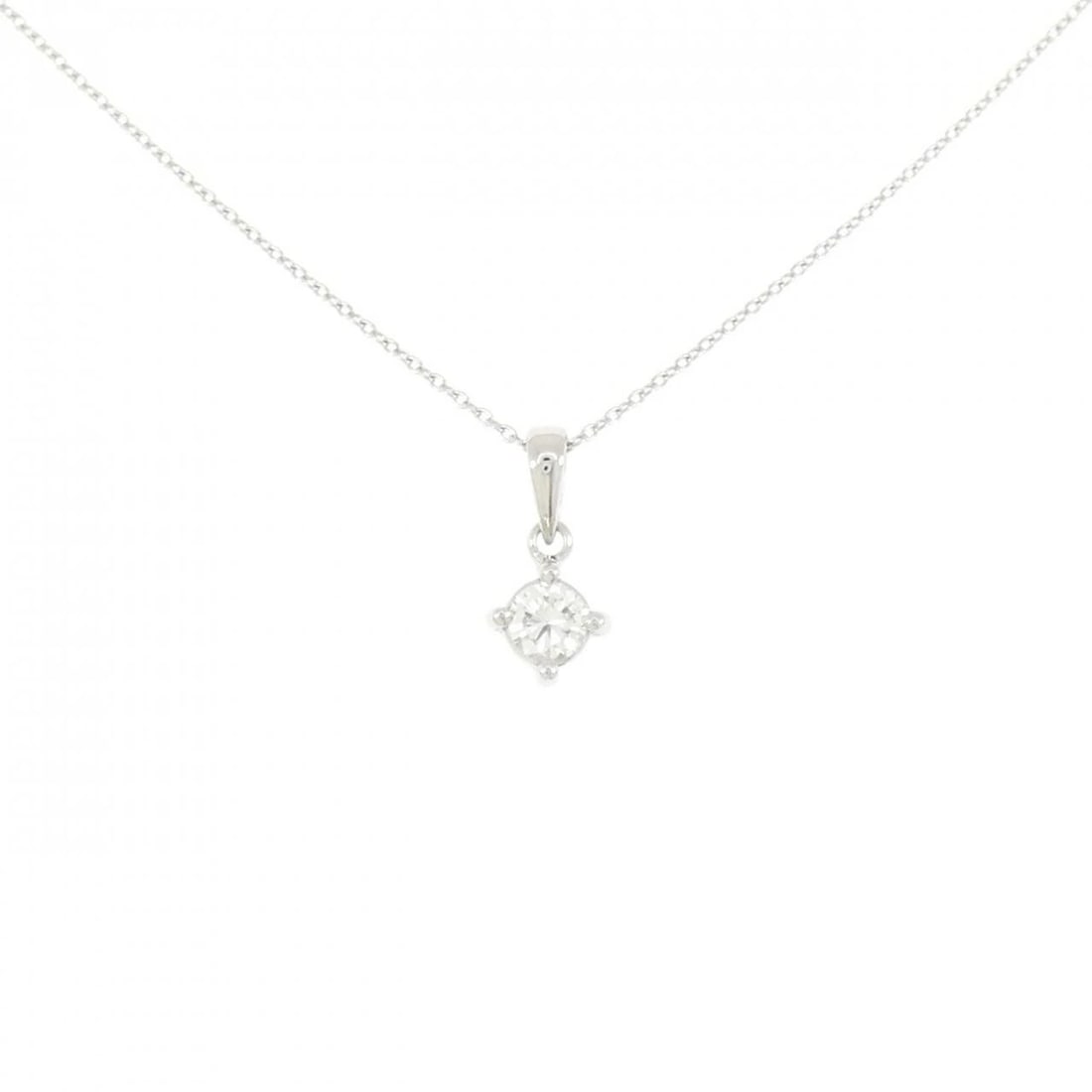 750WG/K18WG DIAMOND NECKLACE: 750WG/K18WG Diamond Necklace Brand: Unbranded Type/Style: Diamond Necklace Material: K18WG, Color: WG Size: Size Length 45cm Accessories: None Accessories Notice: When purchasing pre-owned goods,