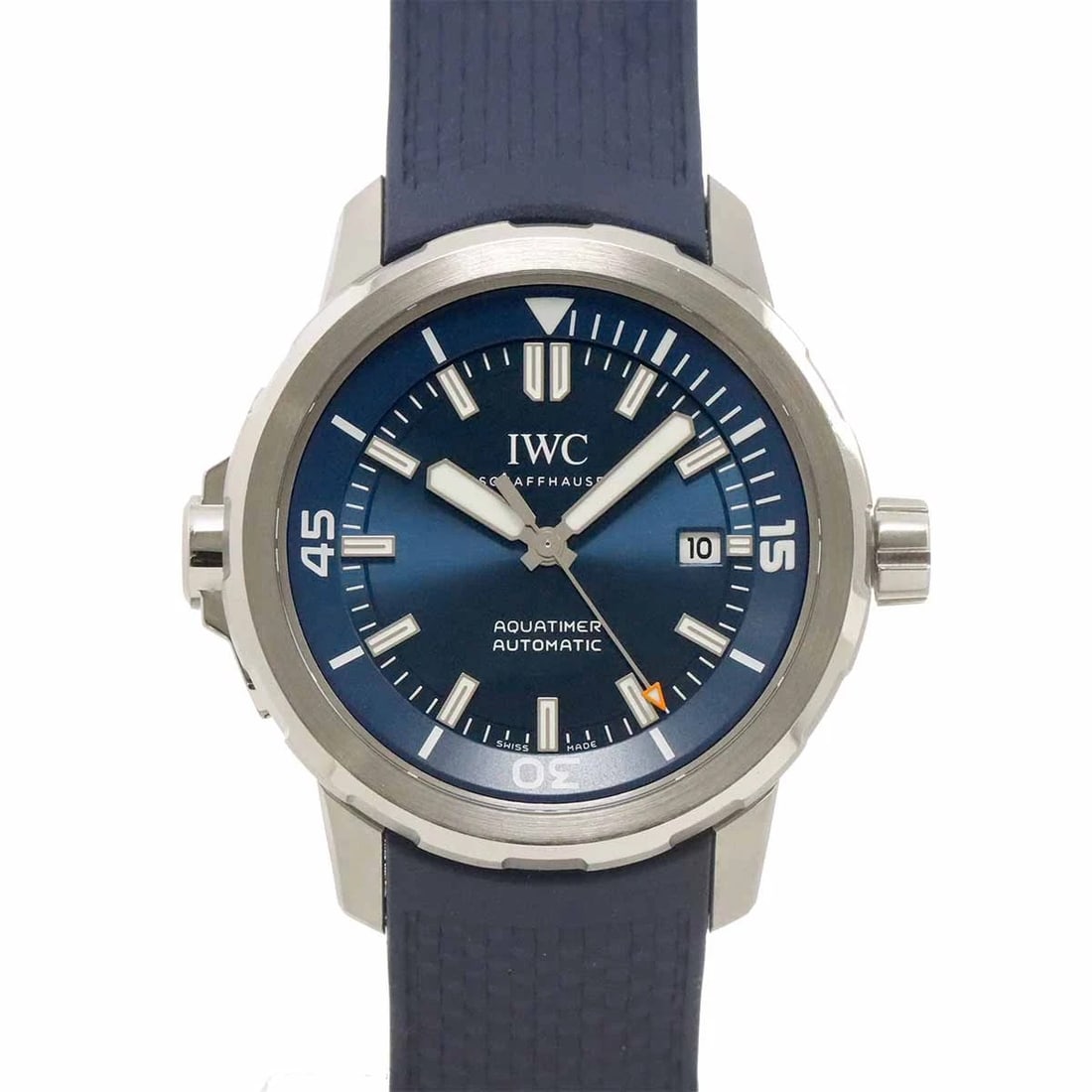 IWC AQUA TIMER AUTOMATIC DATE BLUE DIAL WATCH: IWC Aqua Timer Automatic Date Blue Dial Watch Brand: IWC Type/Style: Wristwatch Material: Stainless steel,Rubber Color: Dial color Blue Size: CaseSize Length 51mm(included lag) CaseSize Width