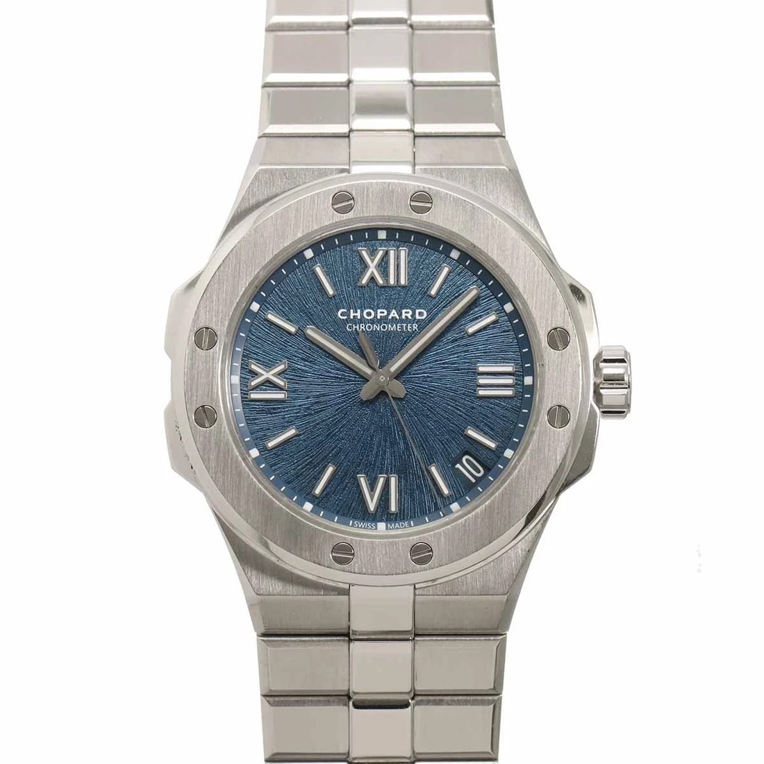 CHOPARD ALPINE EAGLE AUTOMATIC BLUE DIAL WATCH (1 of 2)