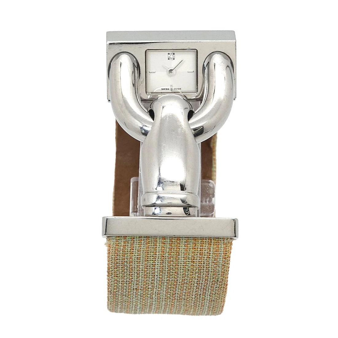 VANCLEEF&ARPELS MISS CADENA QUARTZ DIAMOND SILVER DIAL WATCH (1 of 2)