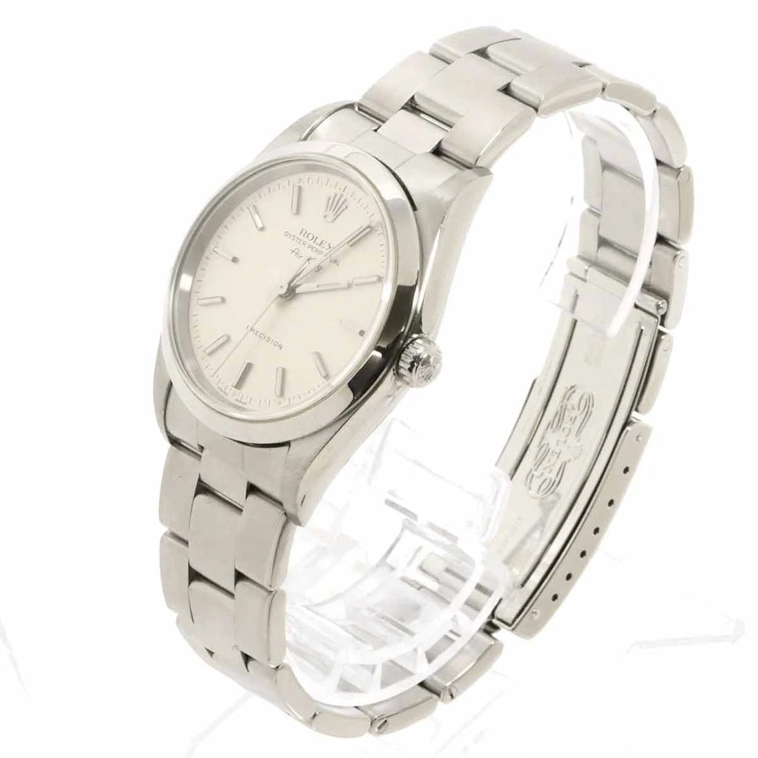 ROLEX AIR KING A AUTOMATIC SILVER DIAL WATCH - 2