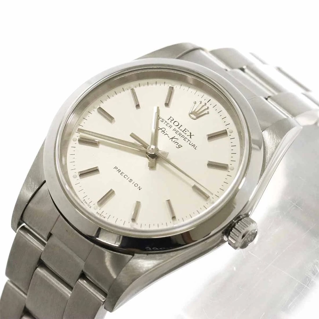 ROLEX AIR KING A AUTOMATIC SILVER DIAL WATCH - 5
