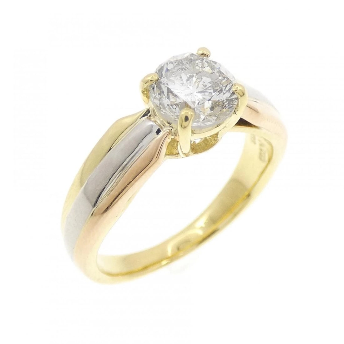 K18YG/PT900/K18PG DIAMOND RING (1 of 2)