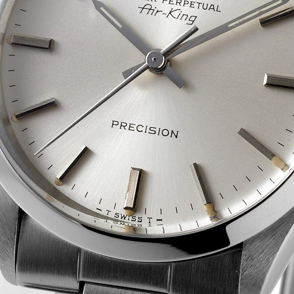 ROLEX AIR KING SILVER WATCH - 5