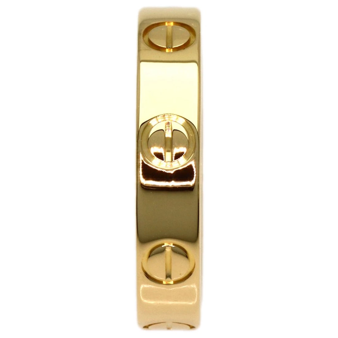 CARTIER MINI LOVE RING RING K18 YELLOW GOLD: CARTIER Mini love ring Ring K18 Yellow Gold Brand: CARTIER Type/Style: Ring Material: K18 Yellow Gold, Color: Gold Size: 5(US) Accessories: None Accessories Notice: When purchasing pre-own