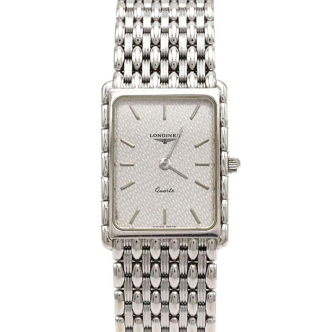 LONGINES SQUARE CASE WG QUARTZ WATCH (1 of 4)