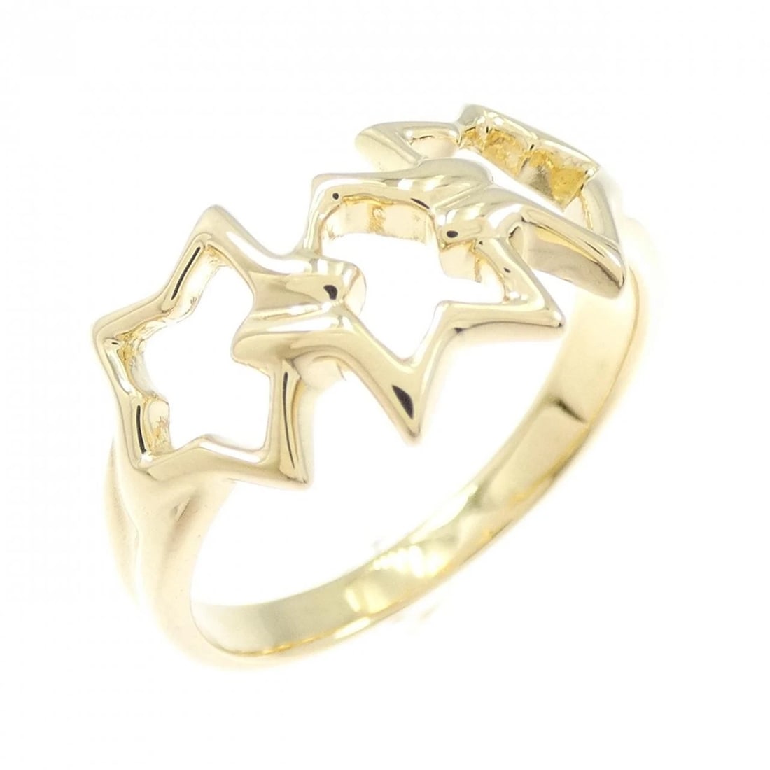 K18YG STAR RING: K18YG Star Ring Brand: Unbranded Type/Style: Ring Material: K18YG Color: YG Size: US6 Accessories: None Accessories Notice: When purchasing pre-owned goods, please refer to the photos of the items to
