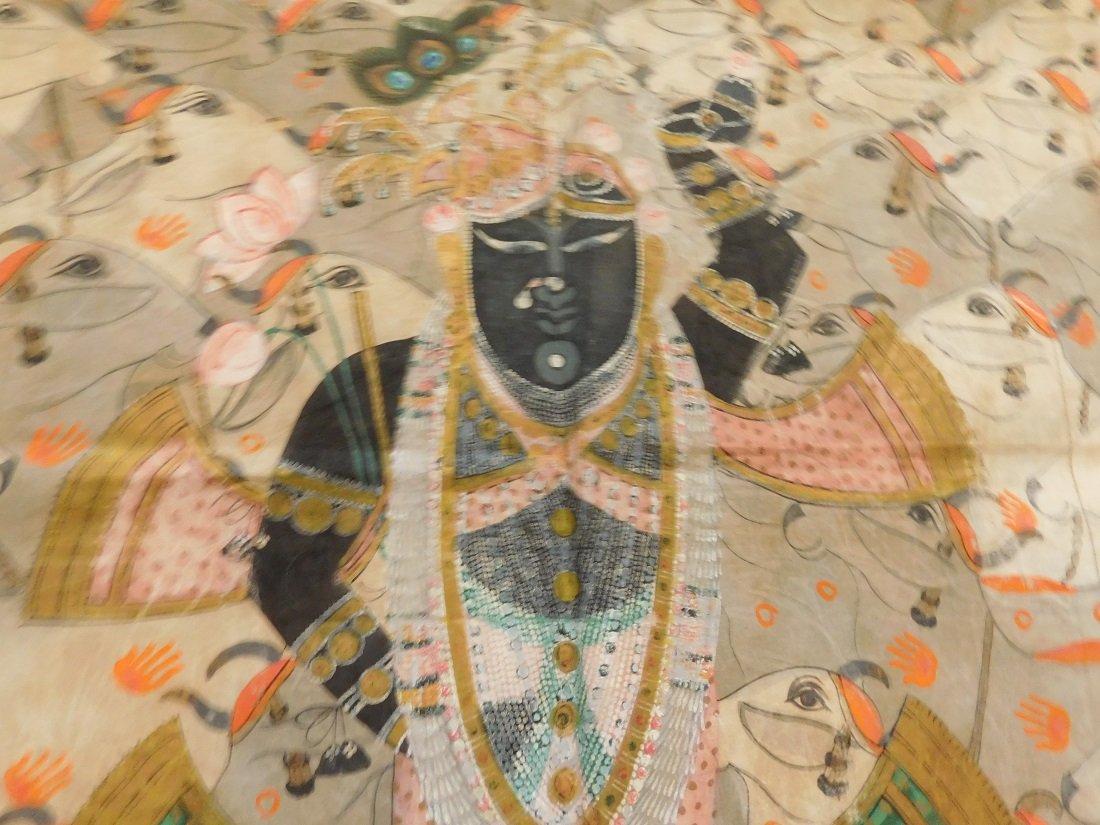 18th century A. Picchavai Depicting Shrinathj India. (1 of 13)