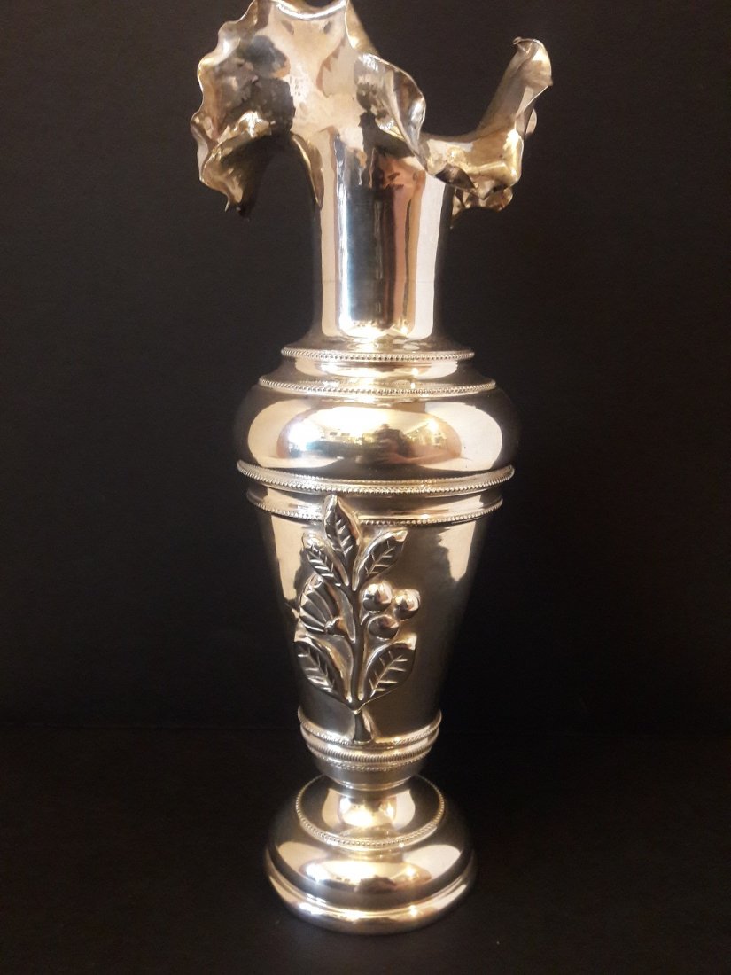 1958 Buccellati Sterling Silver hand made vase (1 of 6)