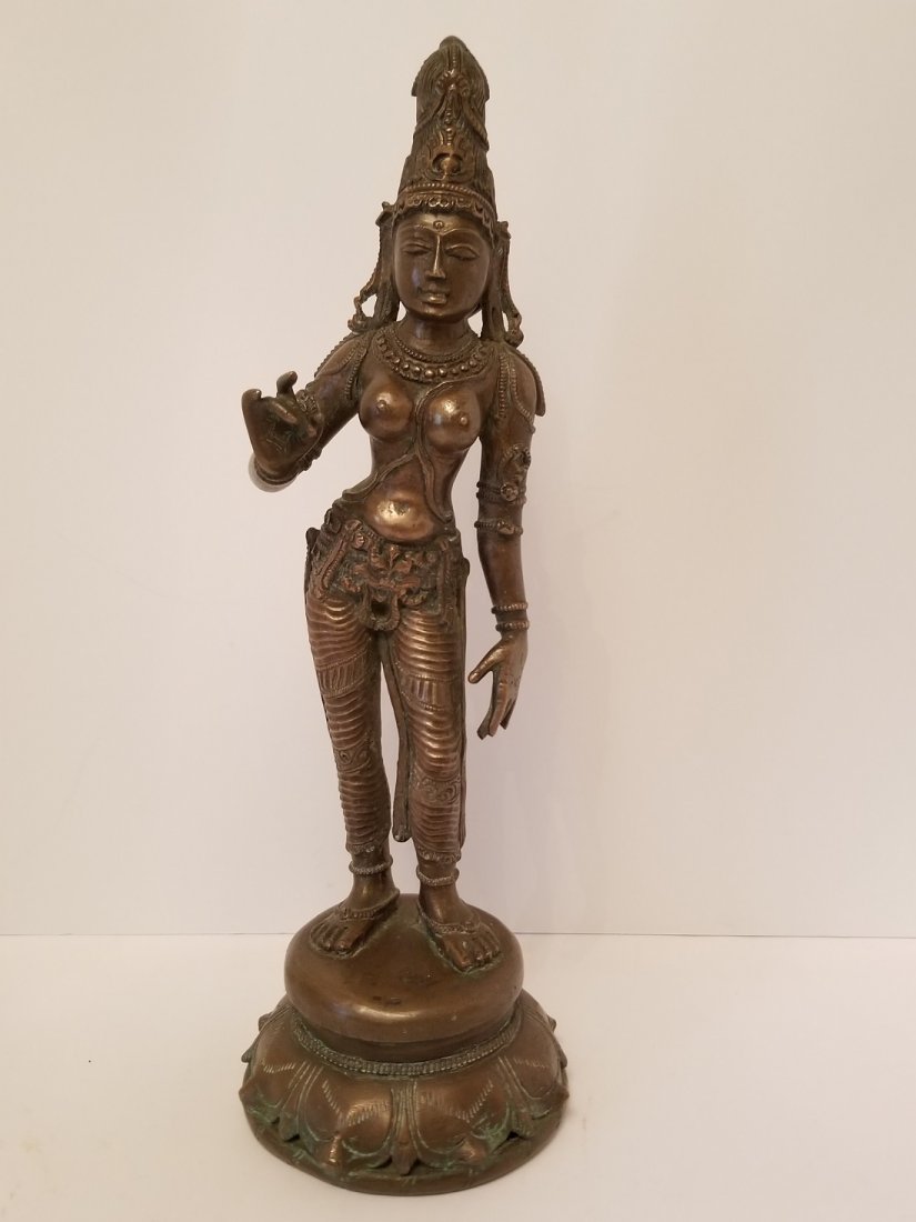 20th century bronze figure of Lakshmi (1 of 10)