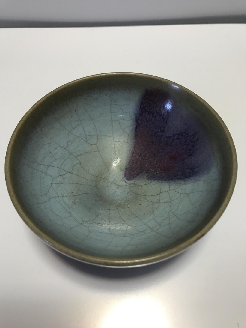 A CHINESE PURPLE SPLASH JUN YAO BOWL (1 of 7)