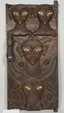 Antique Hand-Carved Solid Wood Window Shutter, Toraja