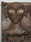 Antique Hand-Carved Solid Wood Window Shutter, Toraja - 3