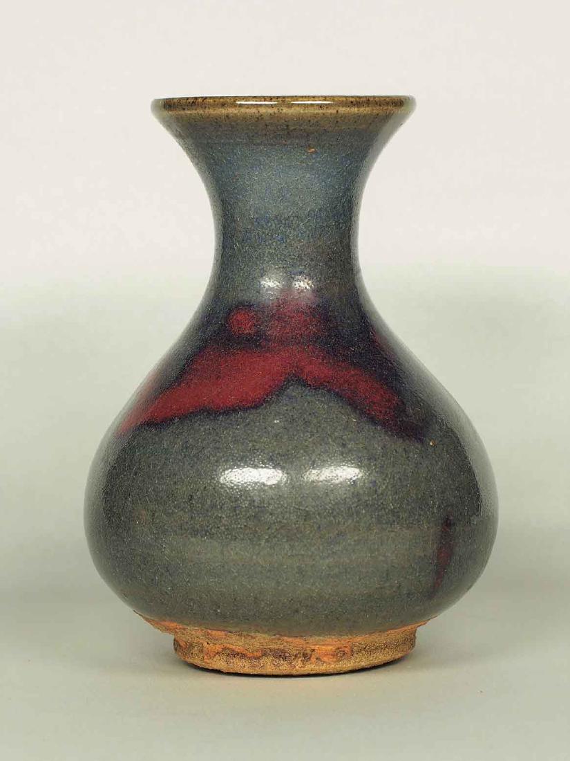 Jun Yuhuchun Vase with Red Splash, Yuan Dynasty (1 of 10)