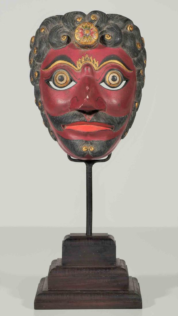 Mask, Cirebon, Java, mid 20th C (1 of 10)