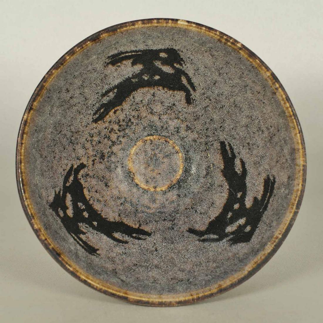 Jizhou Tea Bowl with Paper Cut Motif, Song (1 of 8)