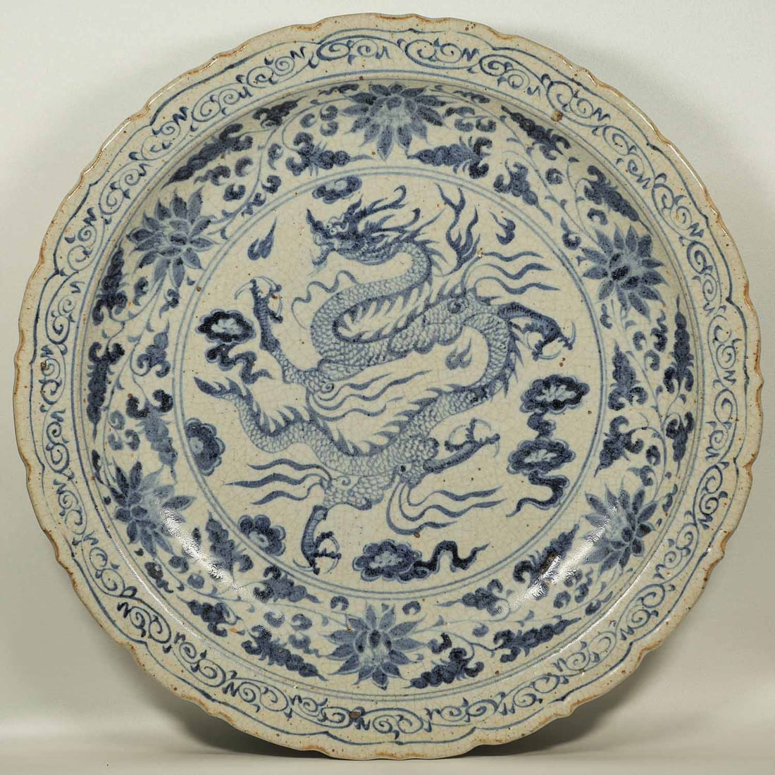 Large Charger with Dragon Motif, Yuan (1 of 7)