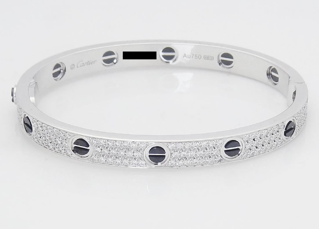 black ceramic cartier love bracelet