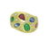 18k Yellow Gold 3TCW Diamond Emerald Ruby Sapphire Ring - 2