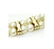 14K Yellow Gold Necklace Pearls Diamonds Ruby Emerald - 4
