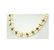 14K Yellow Gold Necklace Pearls Diamonds Ruby Emerald - 7