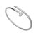 Cartier juste un clou diamonds bracelet in white gold